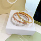 18K Rose Gold Perlée Sweet Clovers Small Bracelet