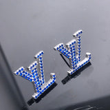 18K Louis Iconic Aquamarine Earrings