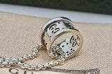 18K Double G Icon Twirl Necklace