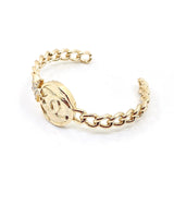18K CC Open Bracelet