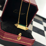18K Les Berlingots De Malachite Necklace