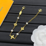 18K Louis Blossom Pearl Bracelet