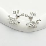 18K Louis Diamond Earrings