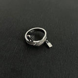 18K Kelly Gavroche Diamonds H Ring