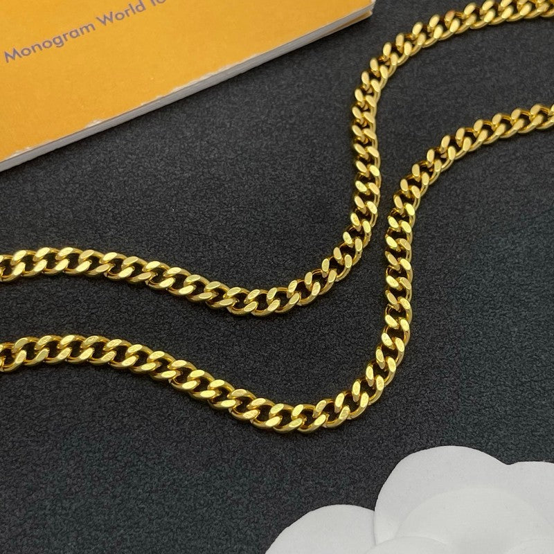 18K Louis Blue & White Ball Gold Necklace