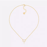 18K Dior Petit CD Pearl Necklace
