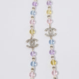 18K CC Color Crystal Long Necklace