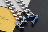 18K Louis Blue Chain Necklace