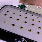 18K Vintage Alhambra 20 Motifs Long Necklace