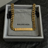 18K BB Vintage Chain Gold Necklace