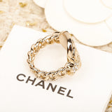 18K CC Chain Ring