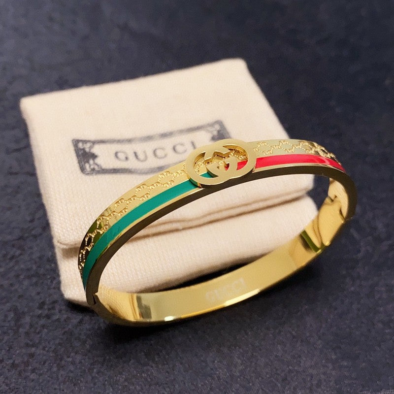 18K GG Classic Gold Bracelet