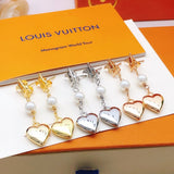 18K Louis Heart Earrings