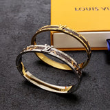 18K Louis Leather Vintage Bracelet