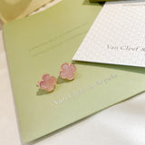 18K Magic Alhambra Pink Opale Earrings