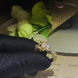 18K Panthere De Diamond Ring