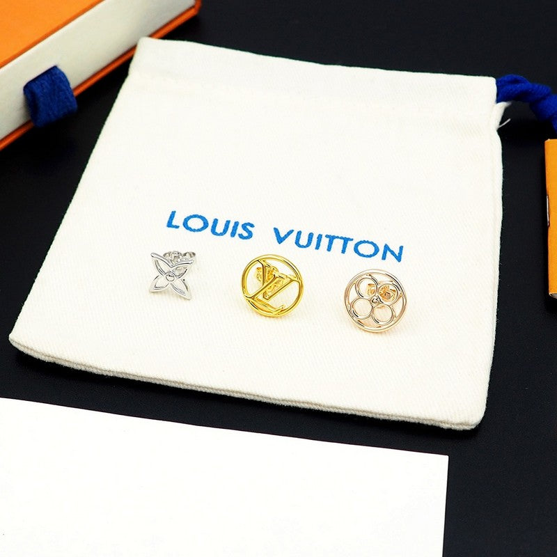 18K Louis Lace Earrings