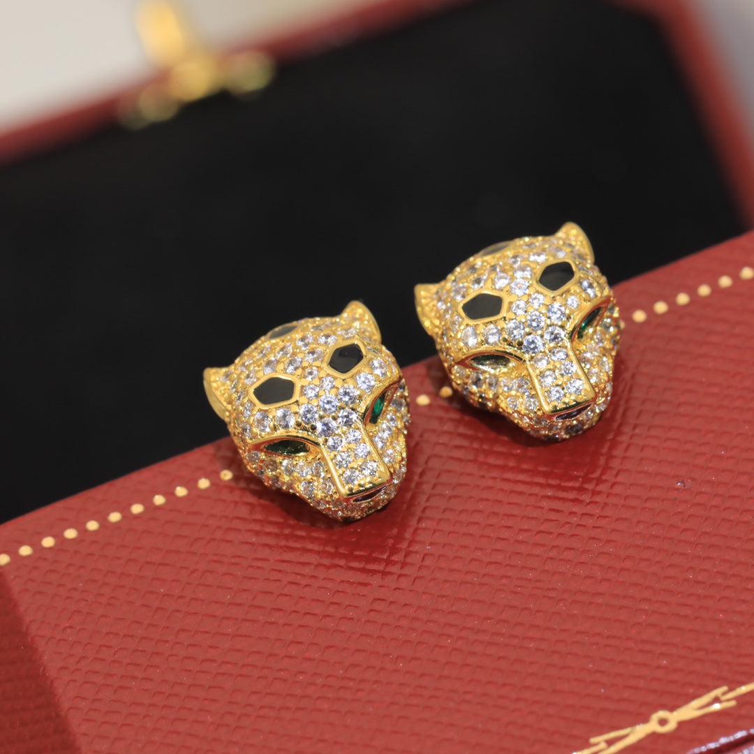 18K Panthere Earrings