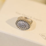 18K Perlée Diamond Ring
