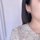 18K CC Star Earrings