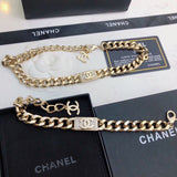 18K CC Diamonds Chain Necklace