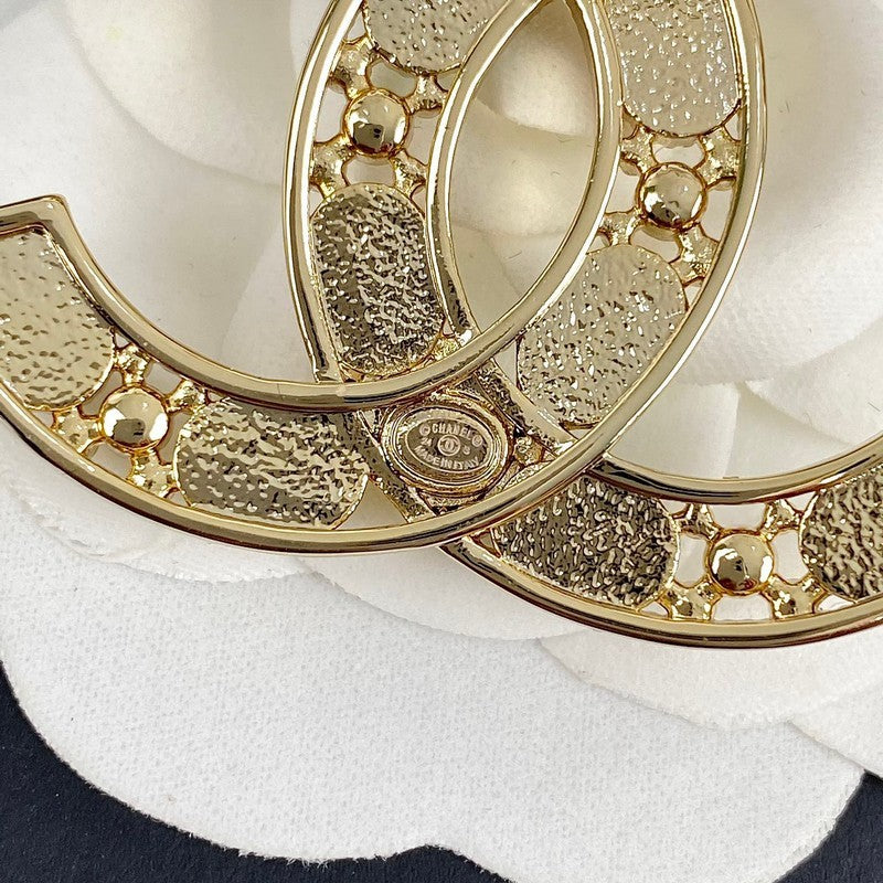 18K CC Color Crystal Diamond Brooch