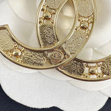 18K CC Color Crystal Diamond Brooch