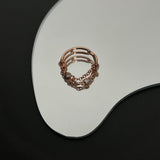 18K Chaine D'Ancre Chaos H Ring