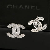 18K CC Diamonds Earrings