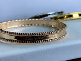 18K Rose Gold Perlée Signature Bracelet