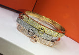 18K Collier De Chien Diamond H Bracelet