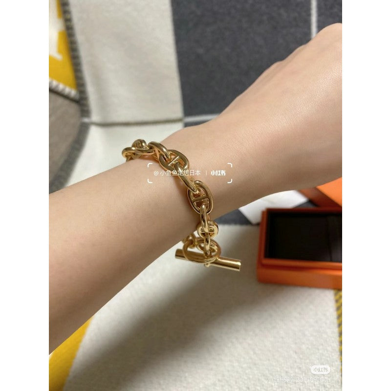 18K Her Cha?ne D'ancre Encha?n¨¦e Bracelet