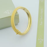 18K Perlee Pearls Five Rows Bracelet