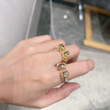 18K Panthere De Open Ring
