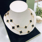 18K Vintage Alhambra 20 Motifs Long Necklace