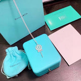 18K T Lollipop Charm Chain Necklace