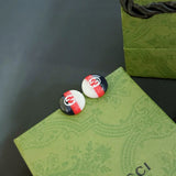 18K Double G Color Earrings