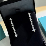 18K Tiff Diamond Earrings