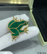18K Lucky Animals Frog Clip Brooch
