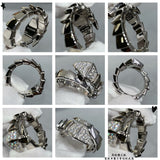 18K BV Serpenti Viper Head Diamond Ring
