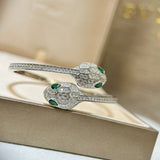 18K BV Serpenti Pave Diamond Bracelet