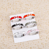 18K Clic H Black Bracelet