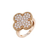 18K Van Cleef & Arpels VCA Magic Alhambra Ring
