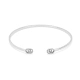 18K Gucci GG Running Diamond Cuff Bracelet